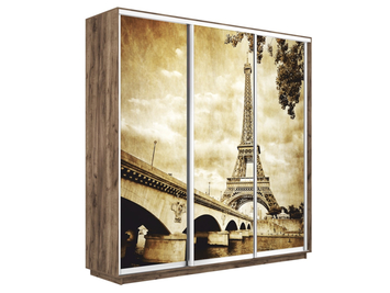 Шкаф-купе Экспресс Люкс 3-х дверный (Фото №1024 Париж)