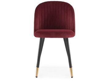Стул на металлокаркасе Gabi wine red/black (Арт.15087)