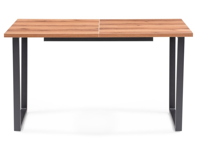 Стол раскладной Лота Лофт 140 дуб делано темный/ черный матовый (Арт.483872)