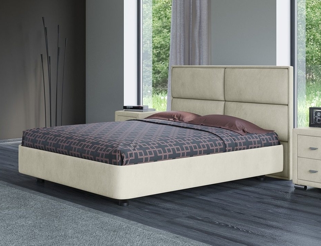 Кровать из ткани Rocky 2Лофти лен