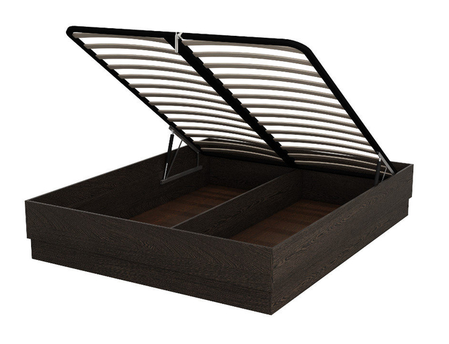 Кровать венге  без изголовья с п/м