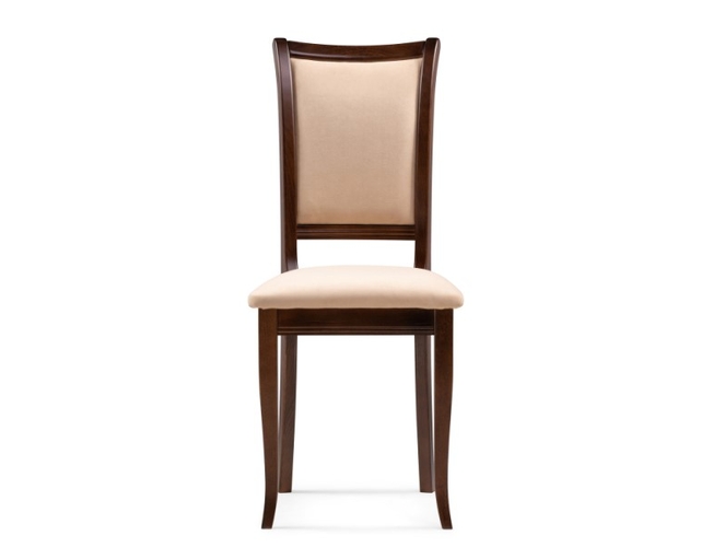 Деревянный стул Корнелл бежевый велюр/орех темный (Арт.515975)