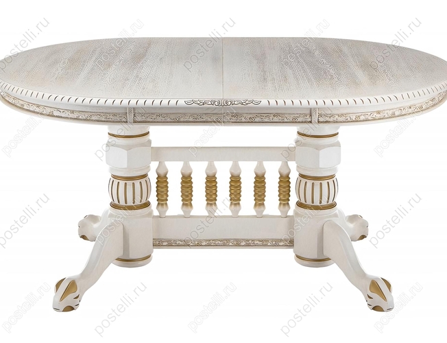 Обеденный стол Кантри 160 молочный (Арт. 406078)