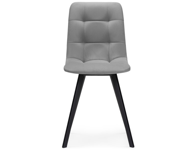 Стул на металлокаркасе Чилли черный/светло-серый (Арт.489722)