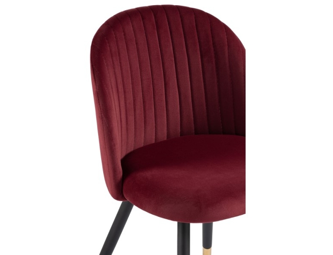 Стул на металлокаркасе Gabi wine red/black (Арт.15087)