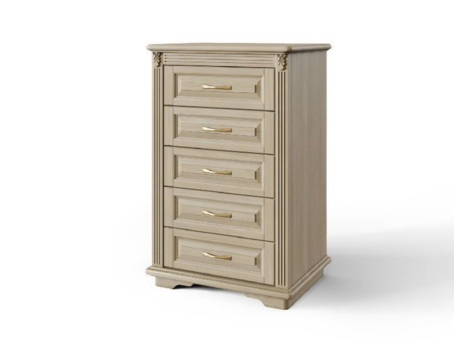 Комод узкий Палермо 1, Ясень/Дуб Сонома