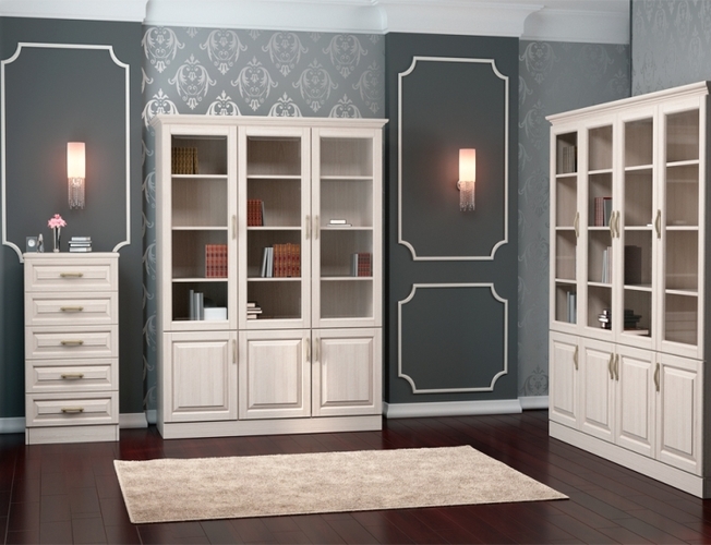 Шкаф-библиотека Эдем 3х створчатый