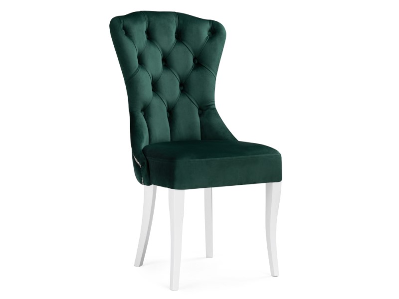 Деревянный стул Милано 1 зеленый/белый (Арт.474339)