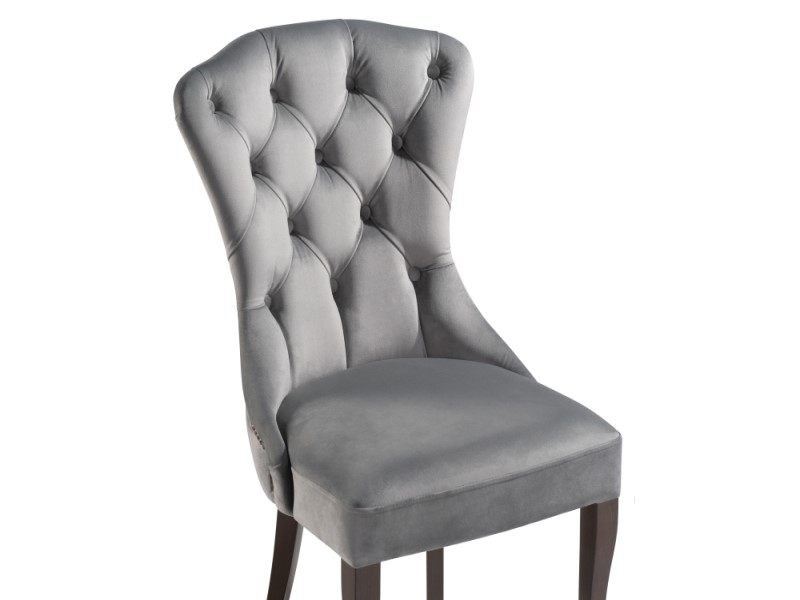Деревянный стул Милано 1 серый/орех (Арт.477797)
